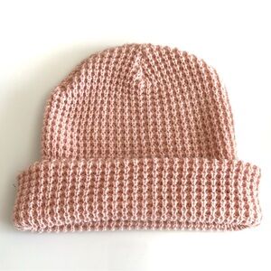 NWOT Pink Knitted Beanie